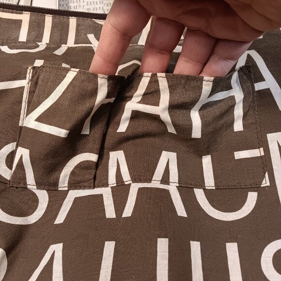 Isaac Mizrahi canvas & faux leather extra large shoulder tote bag purse - Picture 9 of 16